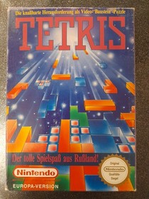 tetris NES nintendo complet en boite et notice CIB PAL NOE 🇩🇪