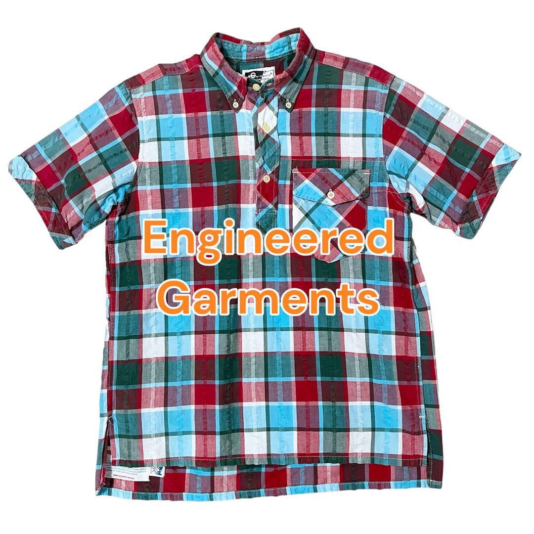 Engineered Garments Check Pullover Short Sleeve S… - image 2