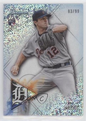 2021 Bowman Sterling Rookies Speckle Refractor 83/99 Casey Mize Rookie RC s1i