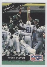 1992 Pro Set '91 Replay Week Eleven #47 3a3