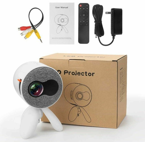  Mini Proyector Portátil 4K WiFi Proyector Portátil Full HD Compatible con Teléfono