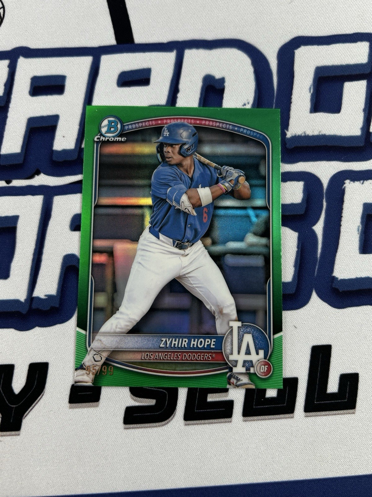 2025 Bowman Chrome True Green Refractor #BCP-2 Zyhir Hope  /99