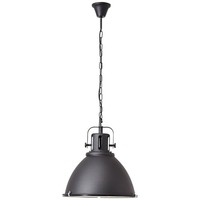 Brilliant Lampe Jesper Pendelleuchte 47Cm Glas Schwarz | 1X A60, E27, 60W, Geeig