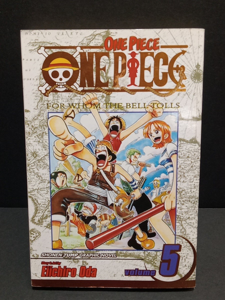One Piece Vol 5 Gold Foil Cover Printing Manga English Rare OOP