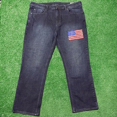 Jackson X Jeans Mens Size 38x30 Straight Stretch Extensible Jambee Droite TBT