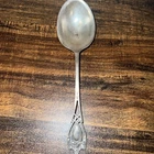 Antique Sterling Silver Lunt Monticello Pattern Serving Spoon Read