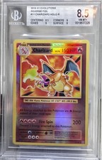 Pokemon TCG Charizard 11/108 XY Evolutions Reverse Holo BGS 8.5 Beckett PSA CGC