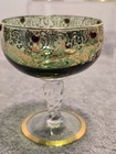 Gold And Jeweled Stemware Sherbet Glasses Made In Italy Set Of 5 — photo 8