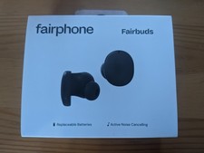 Image of Fairphone Fairbuds True Wireless Bluetooth ANC Earbuds Noise Canceling Black TWS