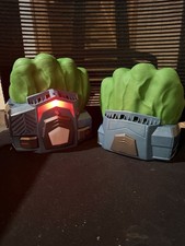 Marvel Hulk Manos Puño Smash Avengers Labs Hasbro con Sonido y Luces Playmation