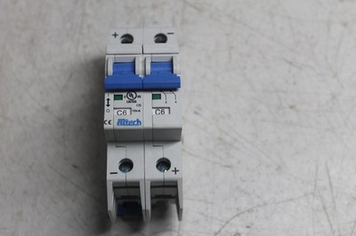 1 x Altech 250 V dc Motor Protection Circuit Breaker, 2 Channels, Maximum of 6 A