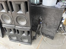 Club PA — 18″ sub + 4×8″ tops + Crowns + Ui16 (used)