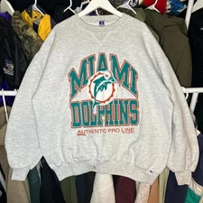 Vintage Miami Dolphins Authentic Proline crewneck sweatshirt VK04939