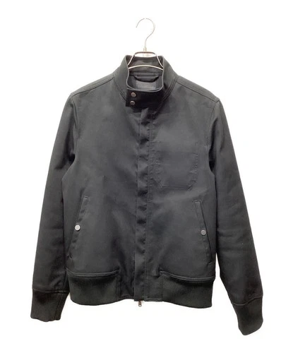 DIESEL BLACK GOLD Riders Jacket Leather-Style Men's Size 46 Black - product listing photo