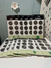 creative imaginations clover brads, Lot of 14 packs, each pack contains 6 brads