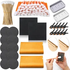 Leinuosen 228 Pcs Trade Card Flattening Kit, Card Cleaning Kit for TCG Collector