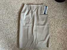 Pendleton Vintage Camel Tan Wool Pencil Skirt Size 6p Made in USA- NEW