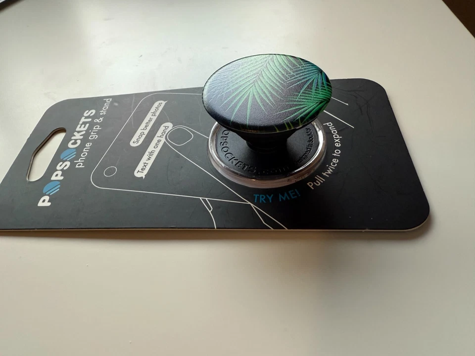 Empuñadura y soporte para teléfono PopSockets 800165 palmeras de medianoche Foto 4 de 4