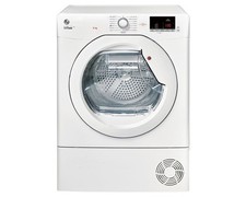 Hoover HLEH8A2TE 8kg Heat Pump Tumble Dryer with Wi-Fi in White 44325