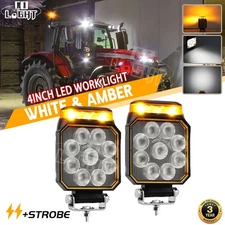 2 x Colight 4inch LED Directional Warning Light Beacon Recovery Lightbar 12/24V