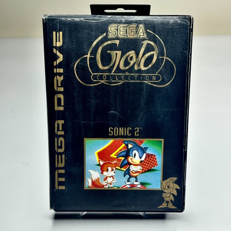 Sega Mega Drive Boxed Sonic 2 Sega Gold Edition - No Manual - PAL