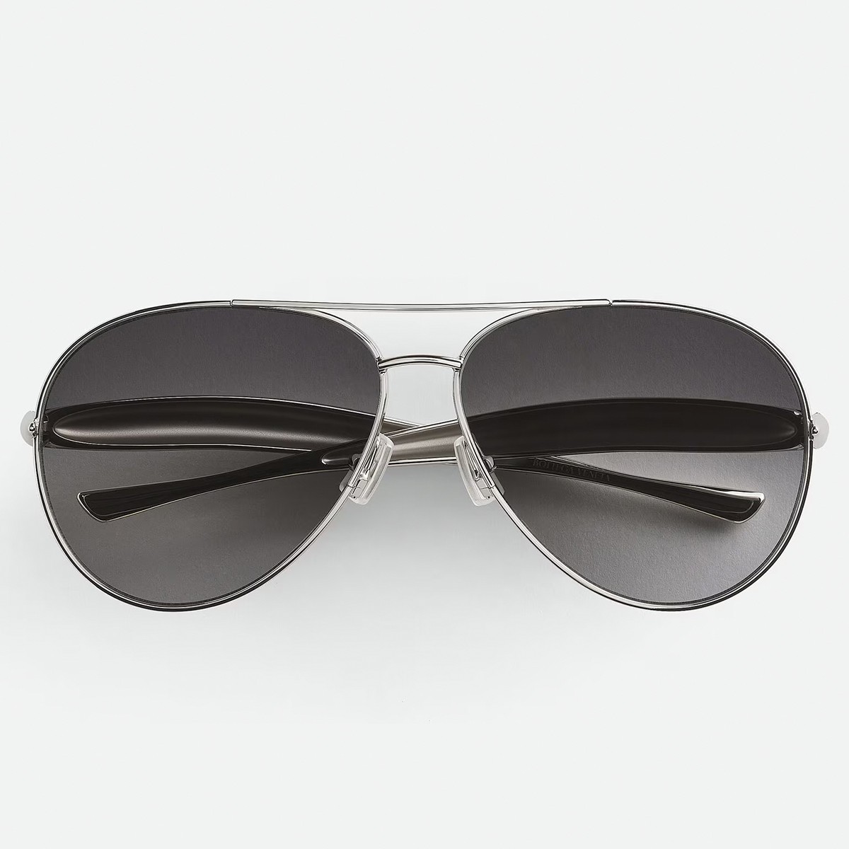 Bottega Veneta BV1305S Sunglasses – Silver / Grey – Authentic – Made in Japan