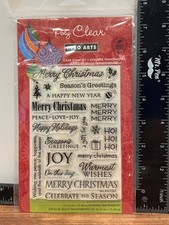 Hero Arts Poly Clear Christmas Stamp Set CL343