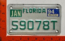 1994 Florida Motorcycle License plate