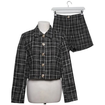 Zara, Set, Größe: L, Polyester/Viskose, Schwarz/Weiß, Karo, Tweed #KBd