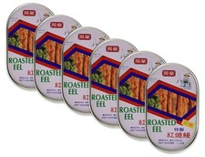 Old Fisherman Roasted Eel 3.5oz 6 Pack Tin