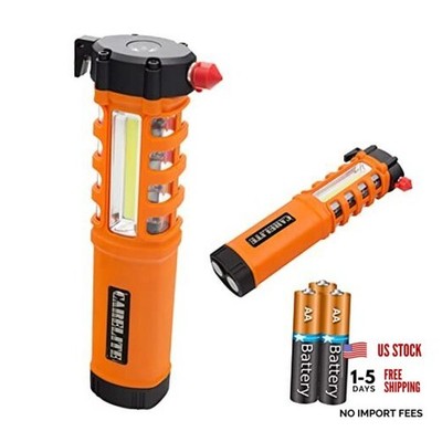 Multi-Function LED Work Light, Essential 5-in-1 Car Escape Tool, Life Saving