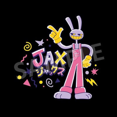 The Amazing Digital Circus Jax Model Hoodie Black Super Groupies