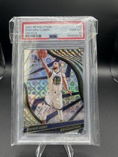 Panini 2021-22 Revolution Stephen Curry Warriors #86 Groove PSA 10