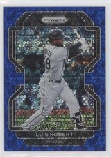 2022 Panini Prizm Tier II Blue Donut Circle Prizm 136/199 Luis Robert #196 0wn0