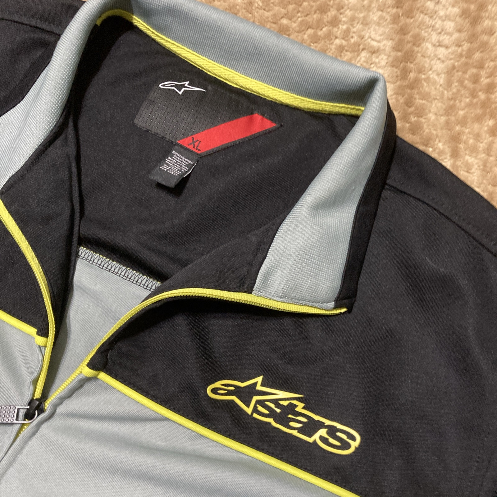 Alpinestars Light Weight Polyester Zip Jacket Gra… - image 2