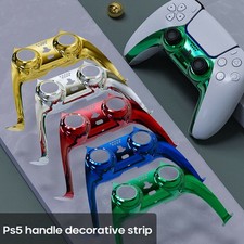 Custom Trim Faceplate Shell Replacement Chrome Case For PS5 Dualsense Controller
