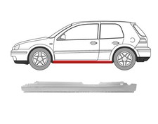Reparutrblech voll schweller links für VW GOLF IV 1J1 1997-2006 4/5 tür neu