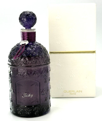 Guerlain Jicky EDP 125ml 4.2oz Amethyst Colour Bee Bottle With Box