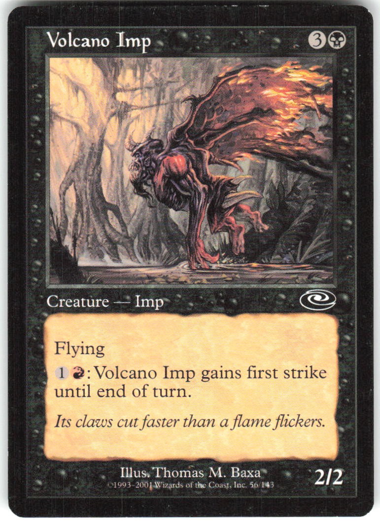 Volcano Imp 56 Planeshift PLS LP Magic: The Gathering Card TCG