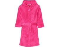 Playshoes Bademantel 110/116 Uni Pink Kapuze Kinder Mikrofaser 304104
