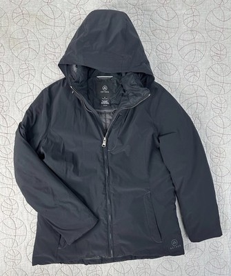 AETHER Primaloft Insulated Hooded Winter Coat Black / Women s 4 XL
