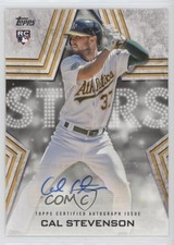 2023 Topps Series 2 Baseball Stars Auto Cal Stevenson #BSA-CST Auto 02w5