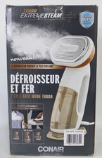 Conair Hand-Held Turbo ExtremeSteam Garment Steamer, Steam and Iron, 2-IN-1..