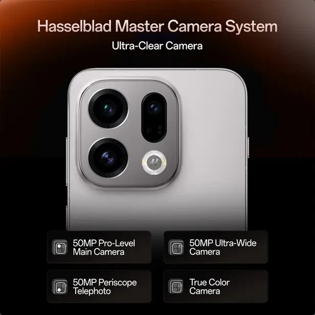 OPPO Find X9 5G Dual SIM (Titanium Grey, 512 GB) (16 GB RAM