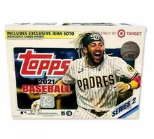 Mega caja gigante sellada de béisbol MLB Topps Serie 2 2021 (exclusiva de Target)