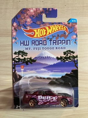 Hot wheels Nissan Skyline GT-R (R34) rare Road Trippin Mt. Fuji neu auf Karte 2014