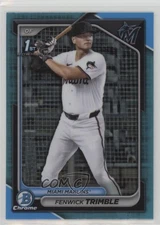 2024 Bowman Draft Chrome Sky Blue Refractor Fenwick Trimble #BDC-121