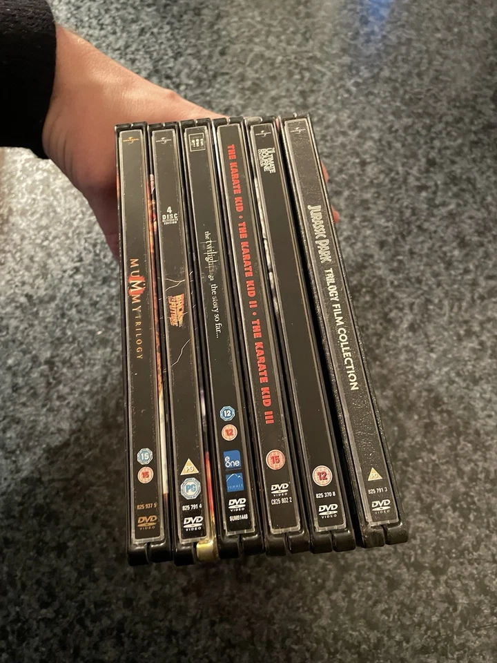 DVD Steelbook The Mummy Twilight Jurassic Park Karate Kid Back To Future Bourne - Image 3 of 4