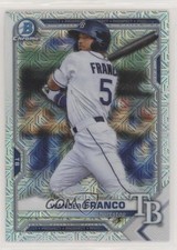 2021 Bowman Chrome Prospects Mega Box Mojo Refractor Wander Franco #BCP-57 00jz