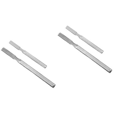  4 stücke Edelstahl Nagelfeile Nagel Schleiffeile Nail art Equipment Nail art